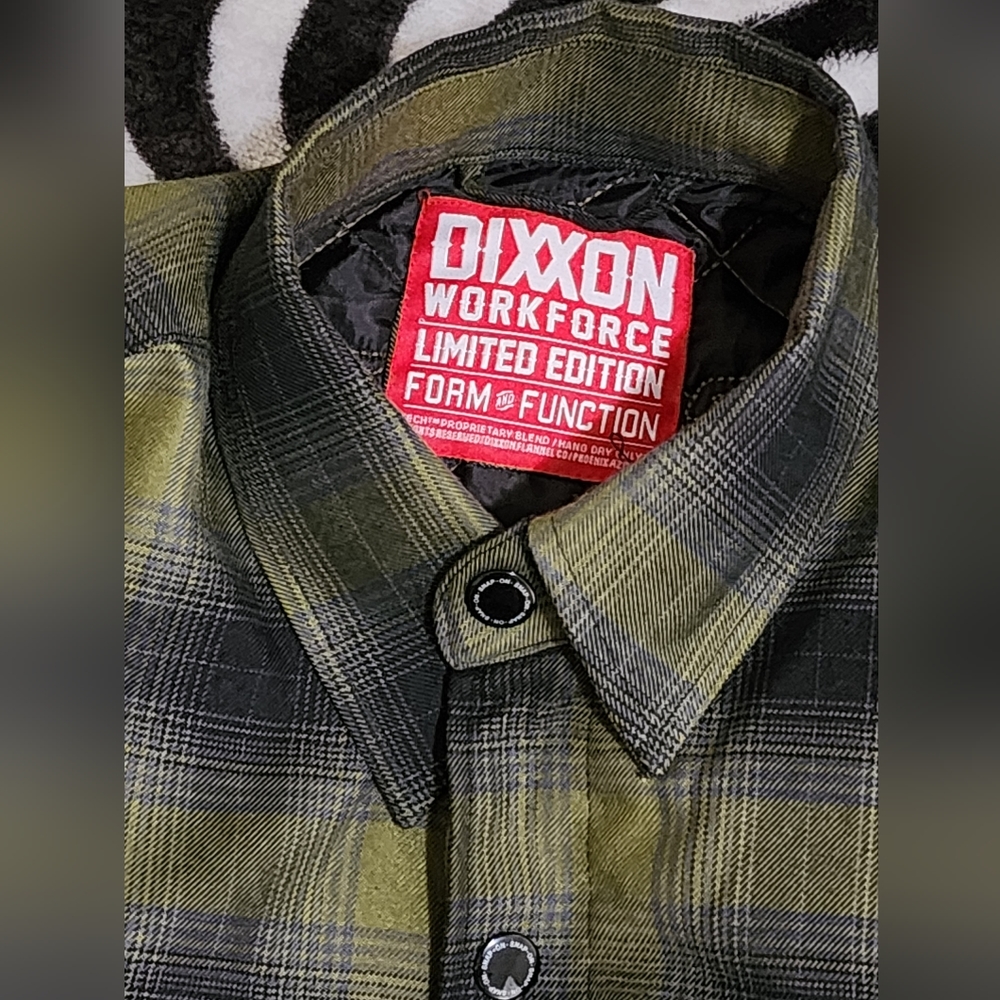 DIXXON FLANNEL COMPANY/SNAPON - FLANNEL JACKET - XL  NEW W/O TAGS